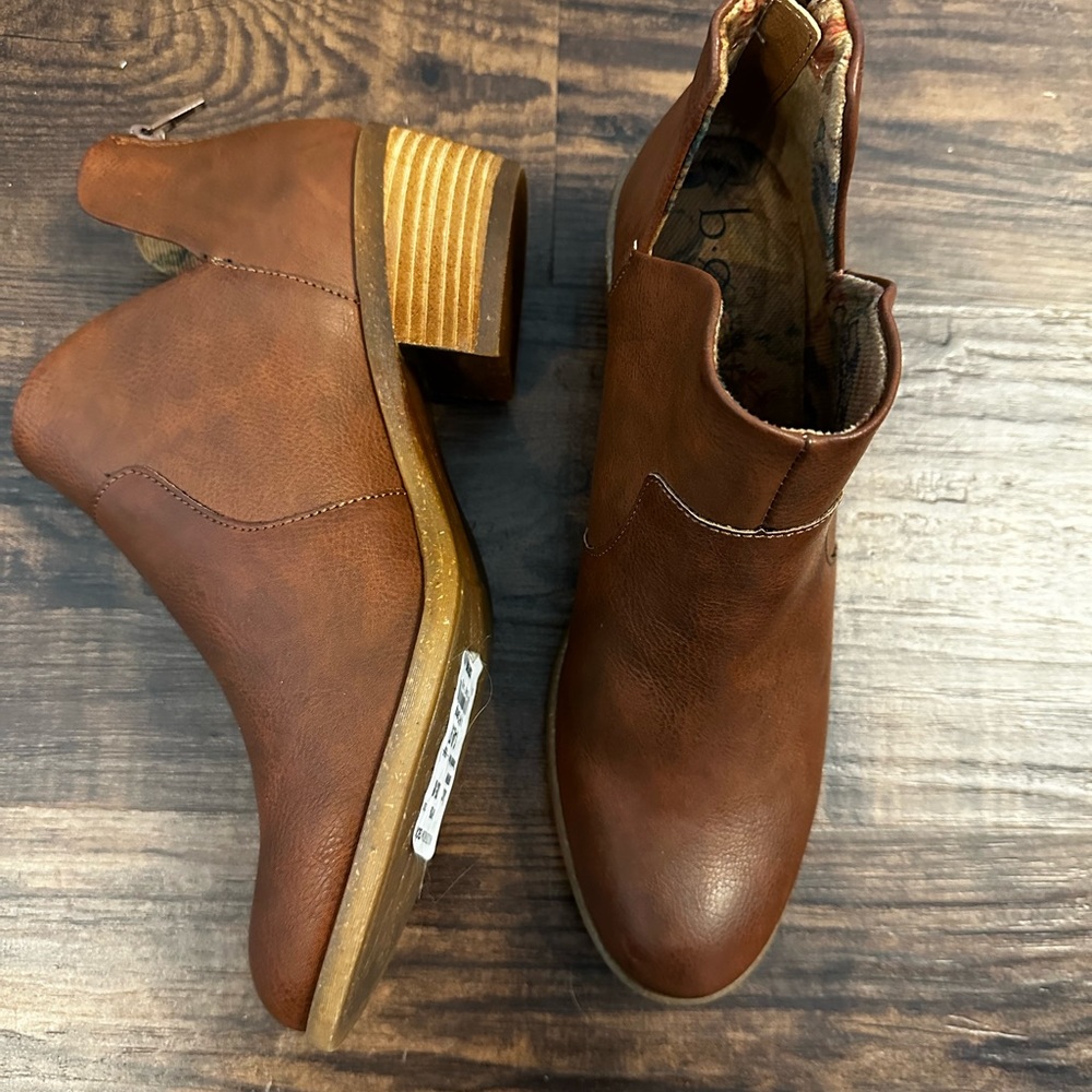 BOC Brown Ankle Booties